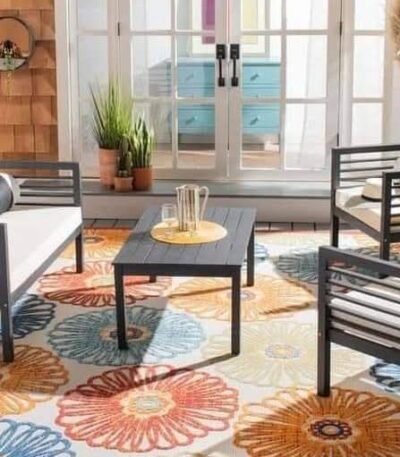 راتان Outdoor حديد ودِبار