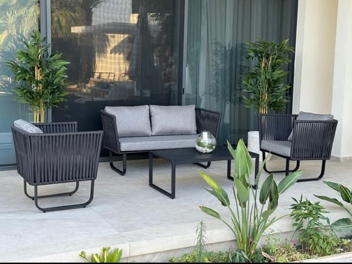 راتان Outdoor حديد ودِبار