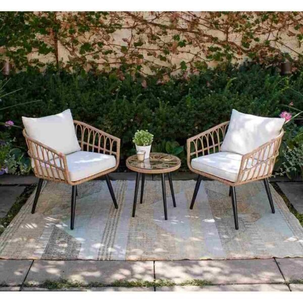 راتان Outdoor حديد ودِبار