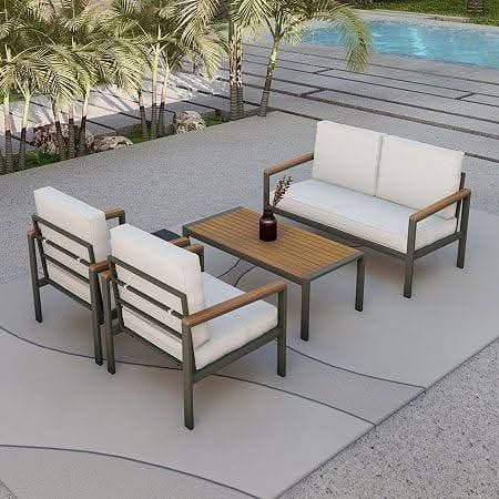 راتان Outdoor حديد ودِبار