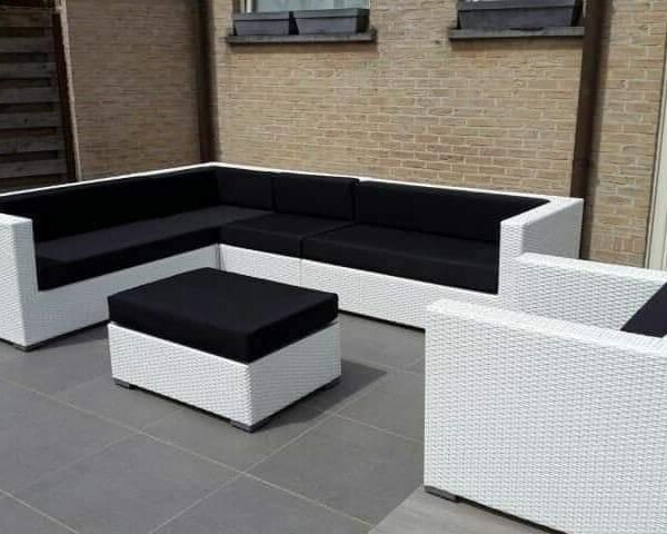 راتان Outdoor حديد ودِبار