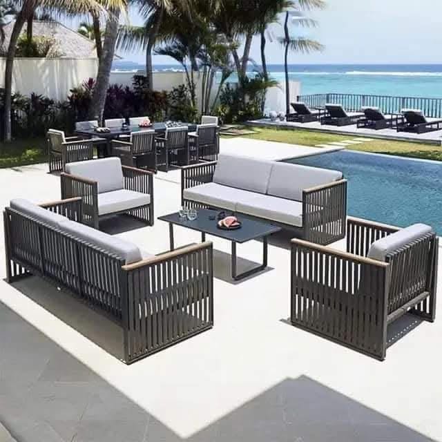 راتان Outdoor حديد ودِبار