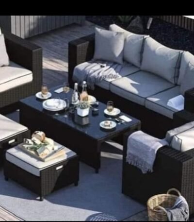 راتان Outdoor حديد ودِبار