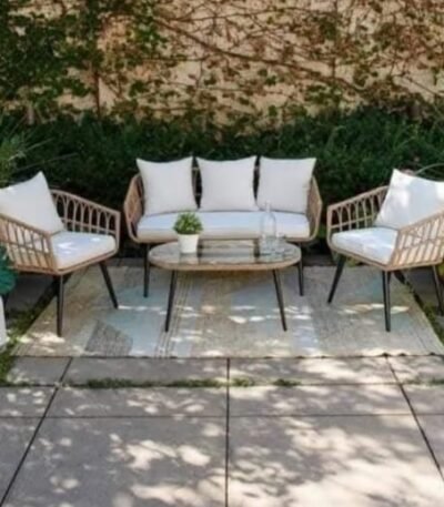 راتان Outdoor حديد ودِبار