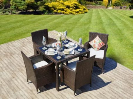 راتان Outdoor حديد ودِبار