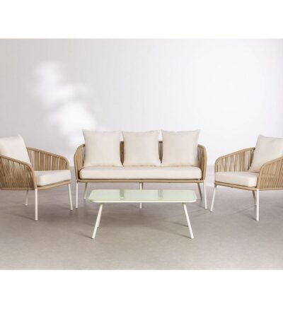 راتان Outdoor حديد ودِبار