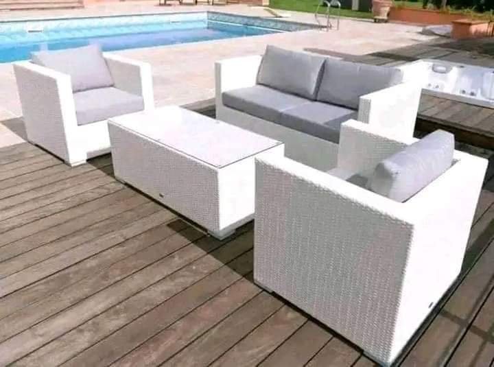 راتان Outdoor حديد ودِبار