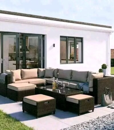 راتان Outdoor حديد ودِبار