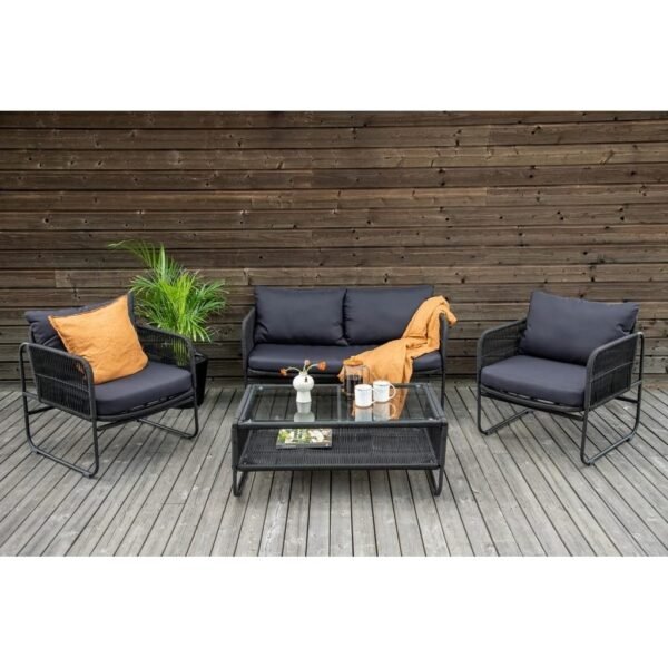 راتان Outdoor حديد ودِبار