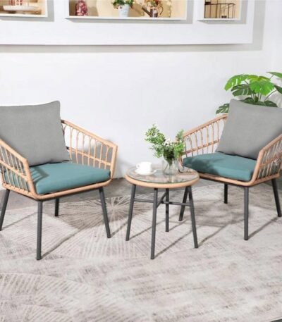 راتان Outdoor حديد ودِبار