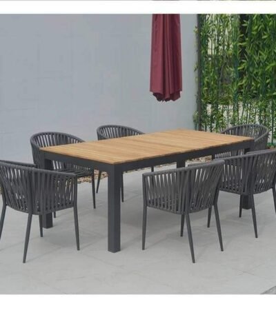 راتان Outdoor حديد ودِبار