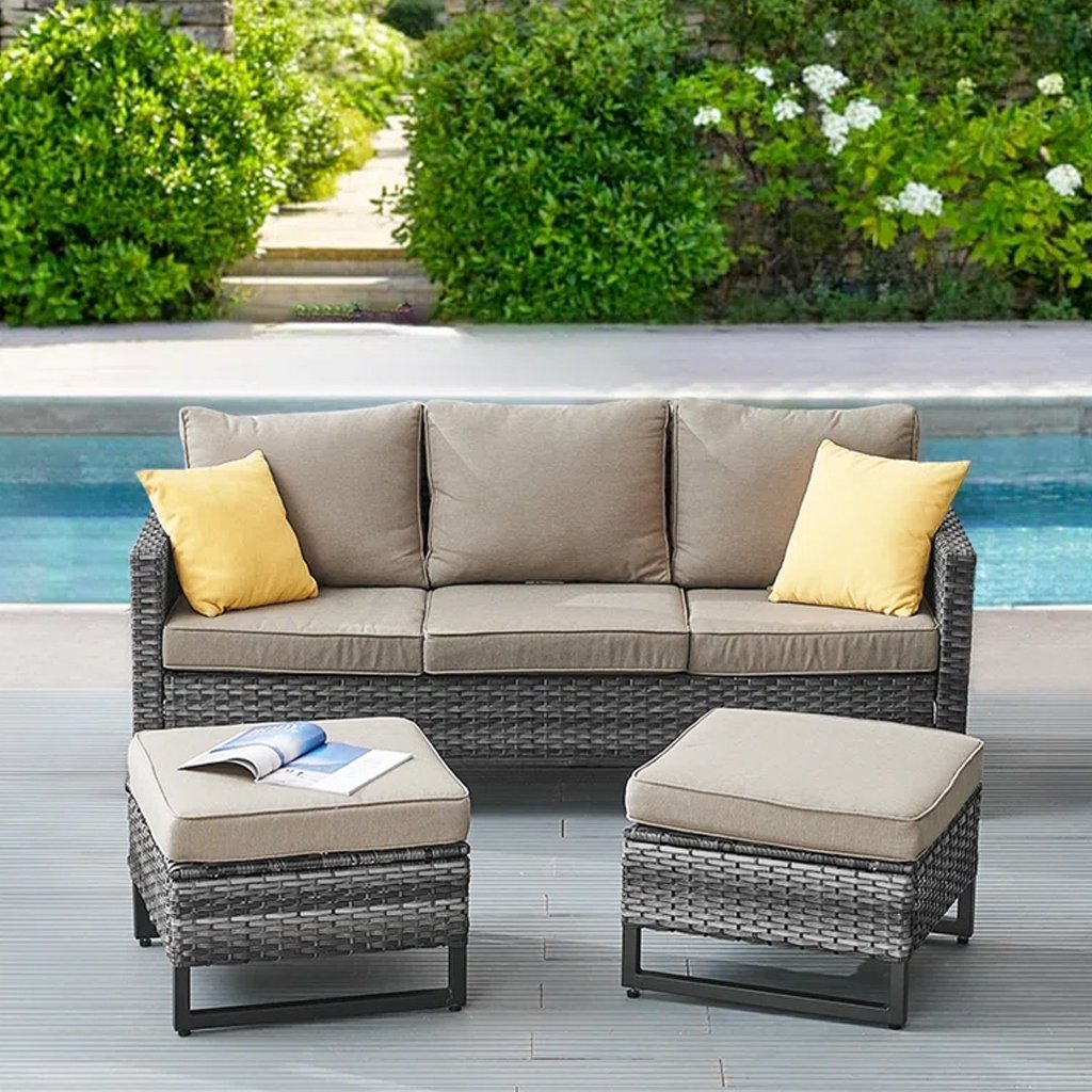 راتان Outdoor حديد ودِبار