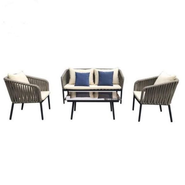 راتان Outdoor حديد ودِبار