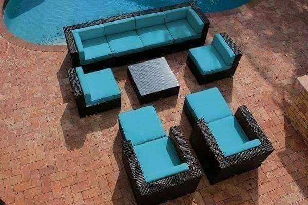 راتان Outdoor حديد ودِبار